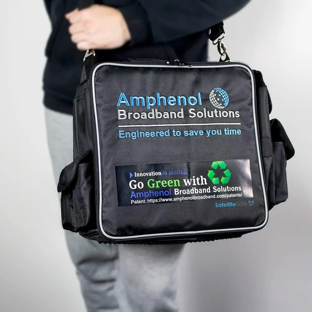 SatelliteSale Kit of Amphenol’s Innovative and Sustainable Tech Service Bag