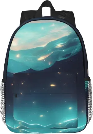 Science Fiction Stars 15in Laptop Bag, Men Women Adjustable Shoulder Strap Outdoor Travel Gym Bag