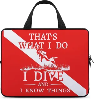 Scuba Diving Scuba Laptop Bag Laptop Case Computer Messenger Bag with Adjustable Shoulder Strap