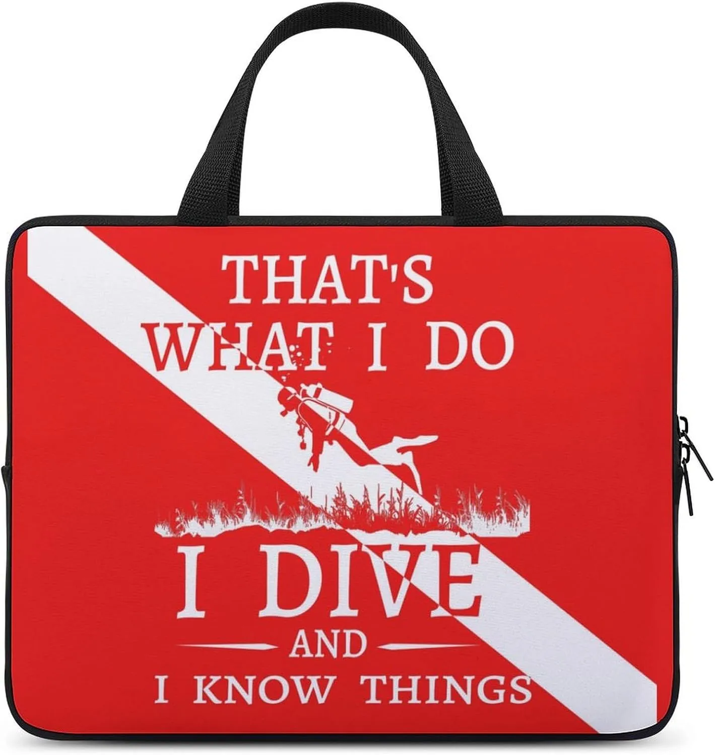 Scuba Diving Scuba Laptop Bag Laptop Case Computer Messenger Bag with Adjustable Shoulder Strap