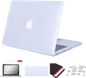 Se7enline Compatible with MacBook Pro 15 inch Case Model A1398 2015/2014/2013/2012 Laptop Hard Shell Protective Case&Sleeve Bag&Keyboard Cover Skin&Screen Protector&Dust Plug,Matte Transparent