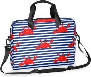 Sea Crab Laptop Sleeve Case 14 15 15.6 inch, Sea Crab Laptop Briefcase Shoulder Bag Waterproof Travel Computer Cover Carrying Bags