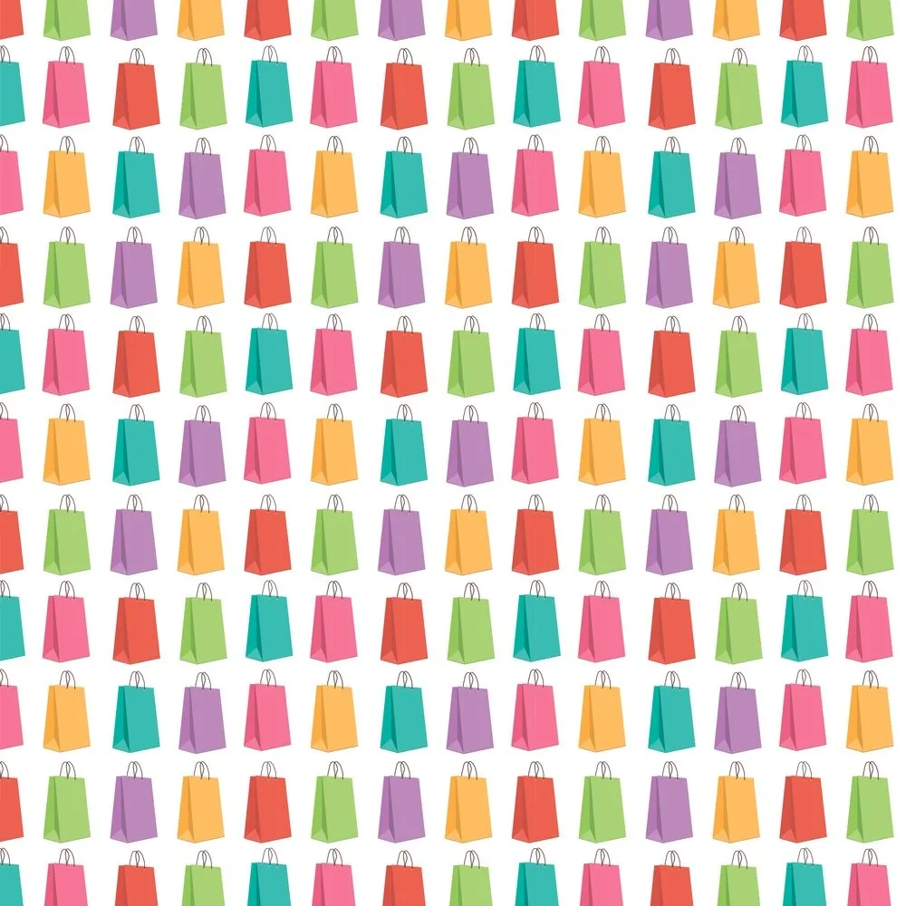 Shopping Spree Bags Fabric