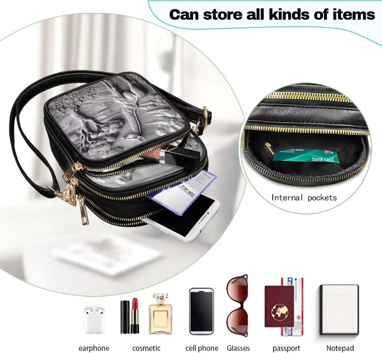Shoulder Bag Crossbody for Women Small Crossbody Wallet Phone Bag Women Mini Purse Cell Phone Shoulder Bag