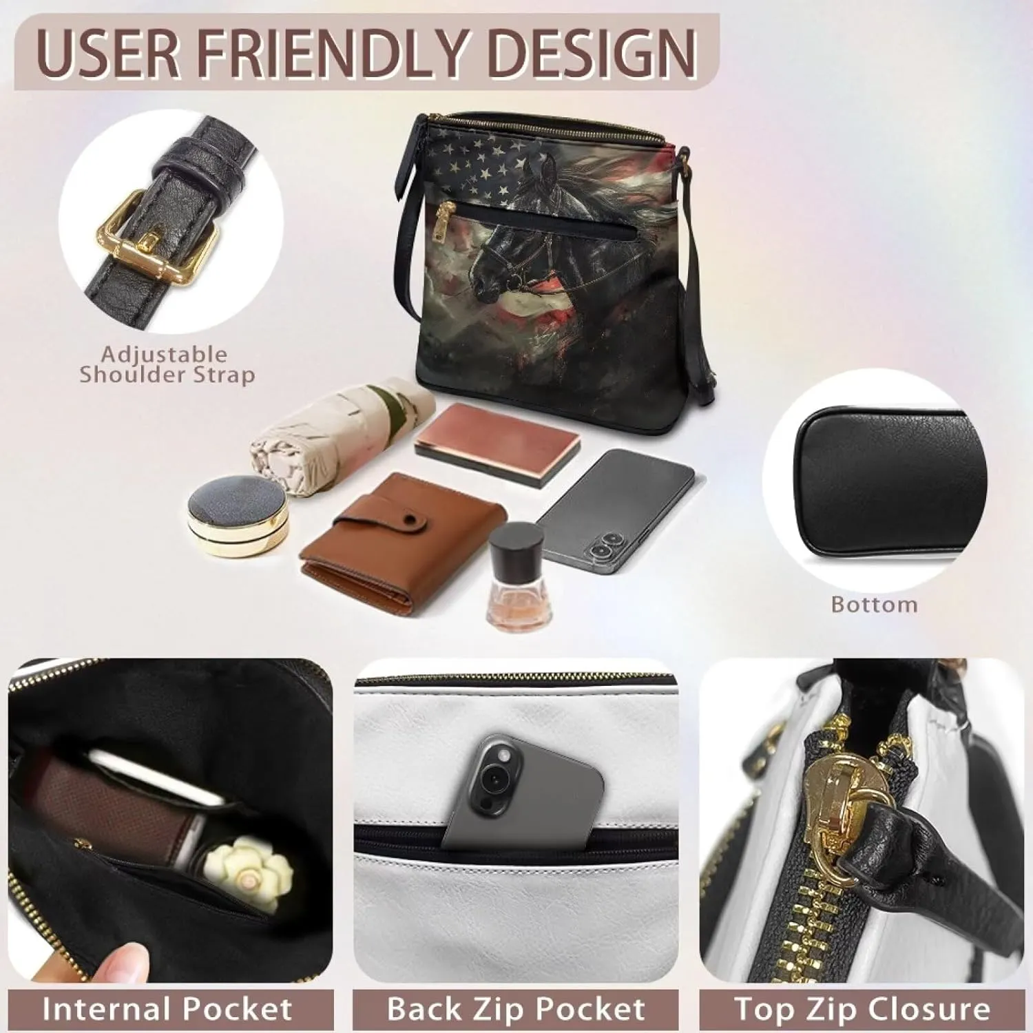 Shoulder Bag for Women Crossbody Womens Large Crossbody Bags Ladies Satchel Shoulder Handbags
