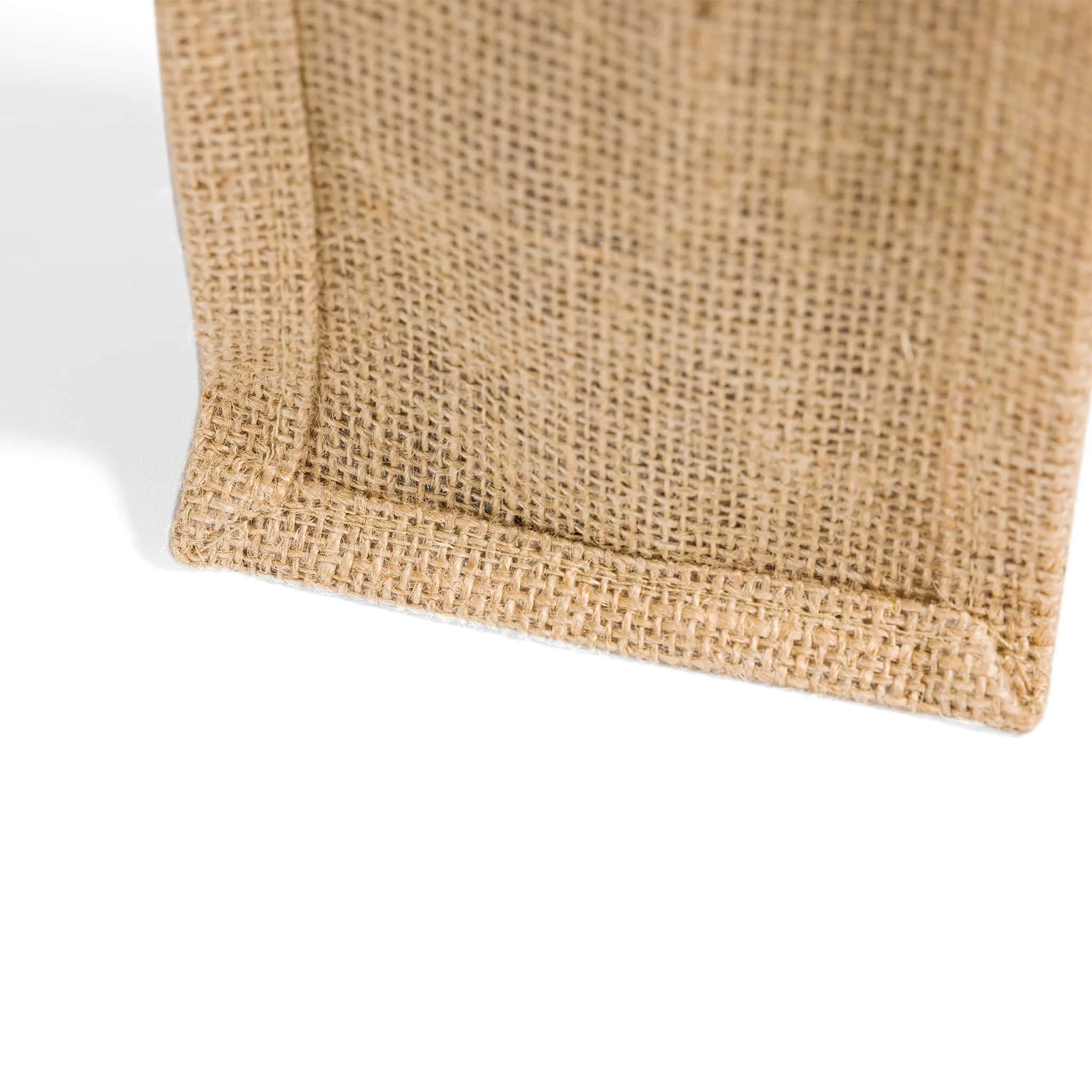 Single Bottle Jute Wine Bags / Burlap Wine Bags with Rope Handles WJ164