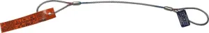 Single Leg Wire Rope Sling | 15 Ton Capacity | Domestic Eye to Eye Flemish Loop Ends | 1-1/4" Dia. | 12' Length | EIPS 6x37 IWRC | Hanes Supply (HSI) Heavy Duty Rigging Cable for Lifting and Towing