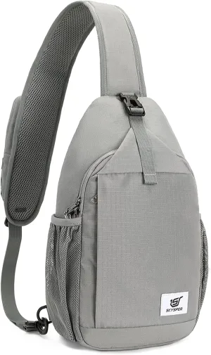 SKYSPER Sling Bag RFID Cross Body Bag Recycled Crossbody Backpack Travel Daypack