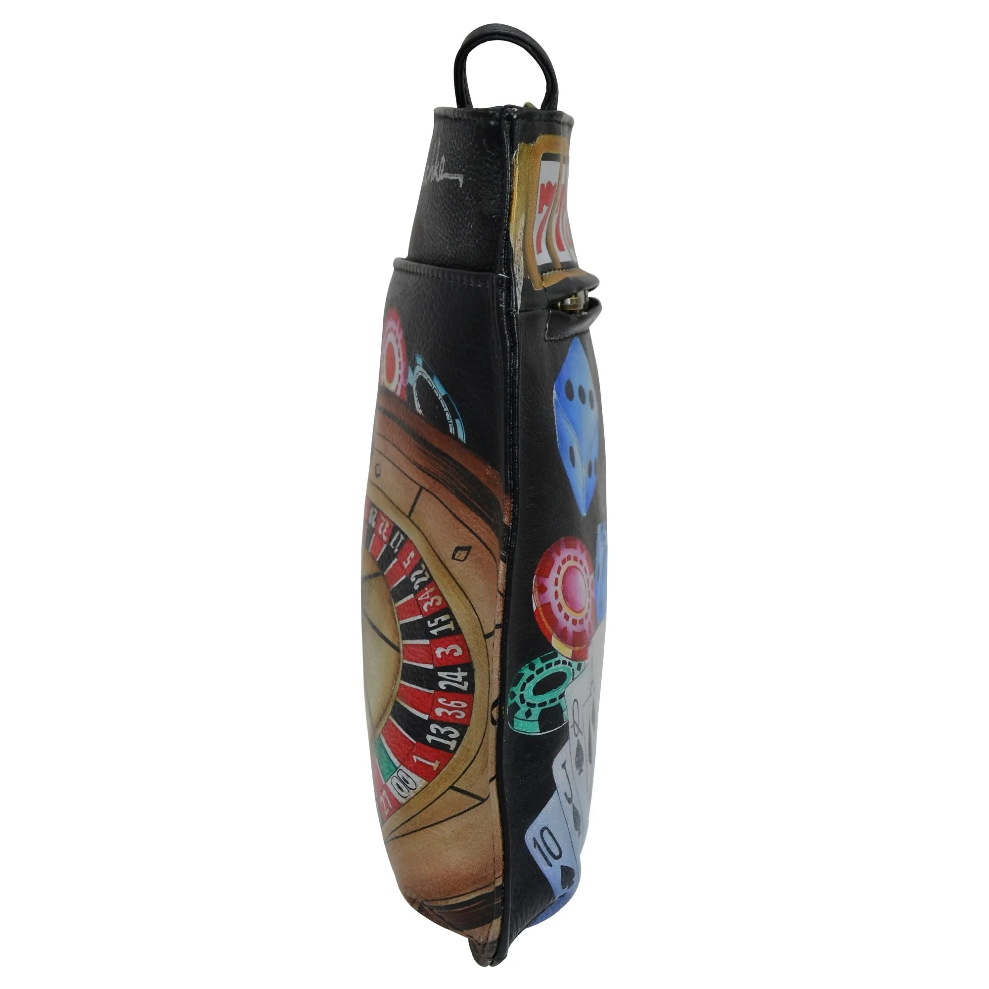 Slim Crossbody With Front Zip - 452