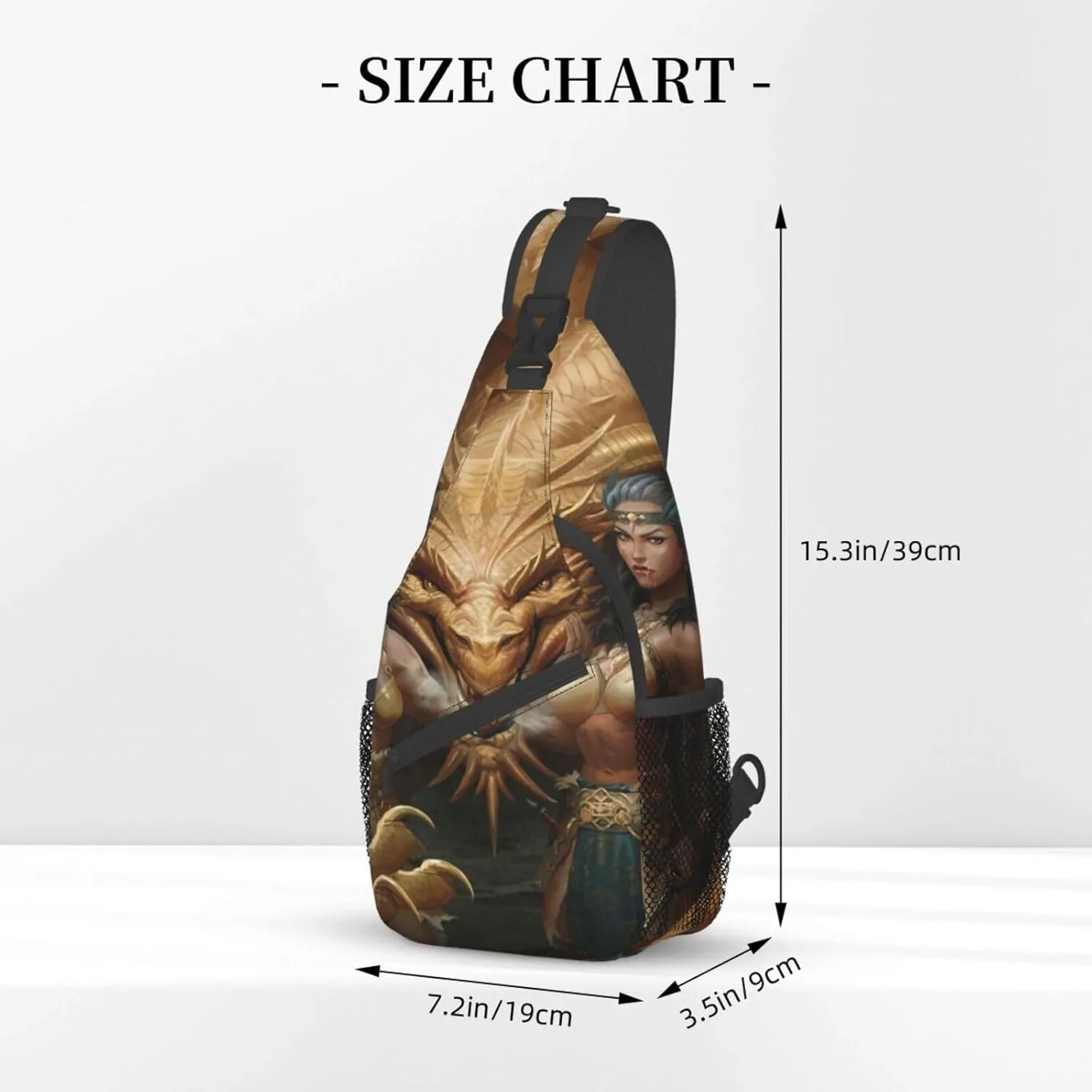 Sling Backpack,Adjustable Chest Pack Travel Hiking Daypack Crossbody Shoulder Bag For Mens