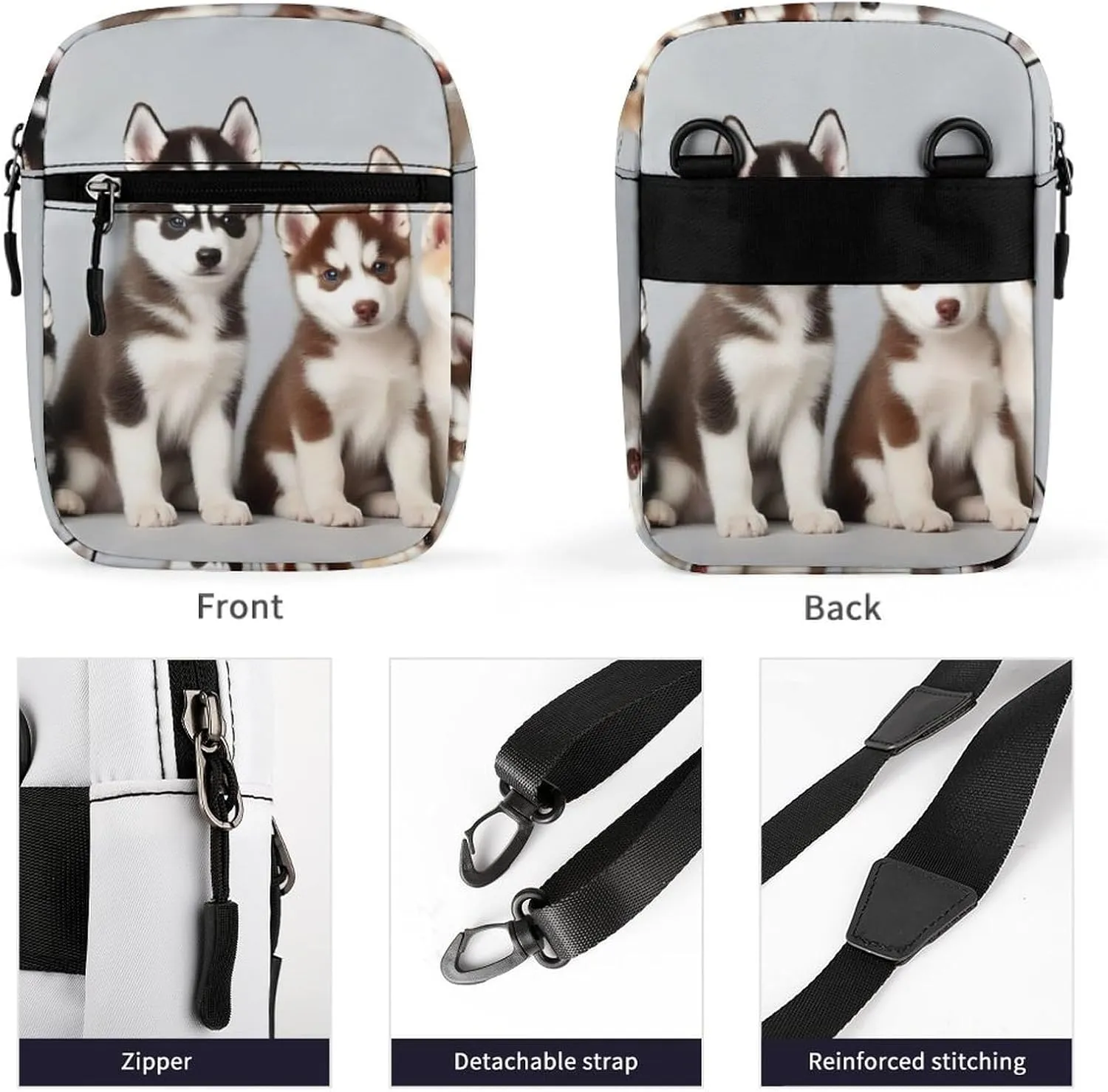 Small Crossbody Bag for Women, Casual Mini Shoulder Pouch Portable Travel Purse Cell Phone Bag
