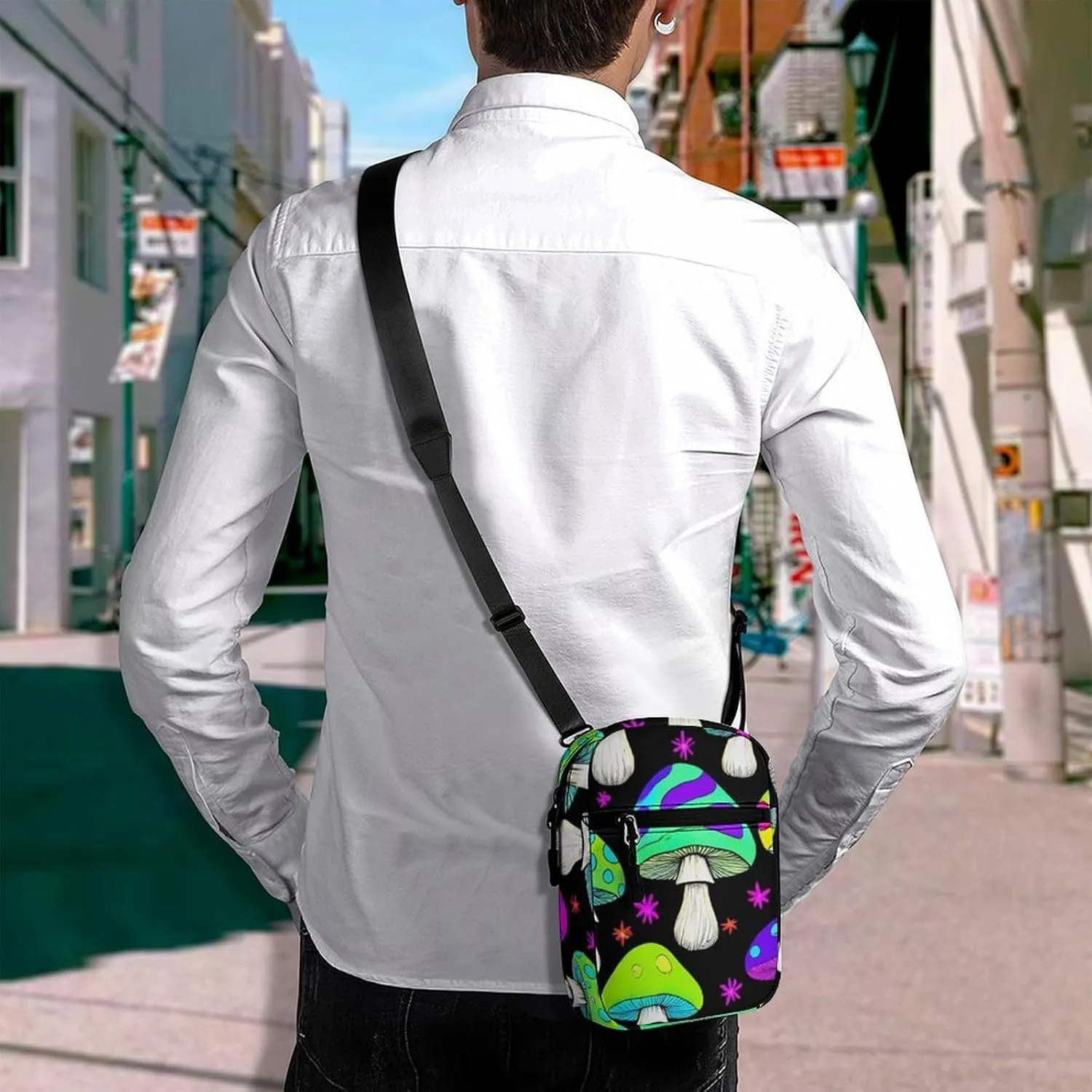Small Crossbody Bag for Women, Casual Mini Shoulder Pouch Portable Travel Purse Cell Phone Bag