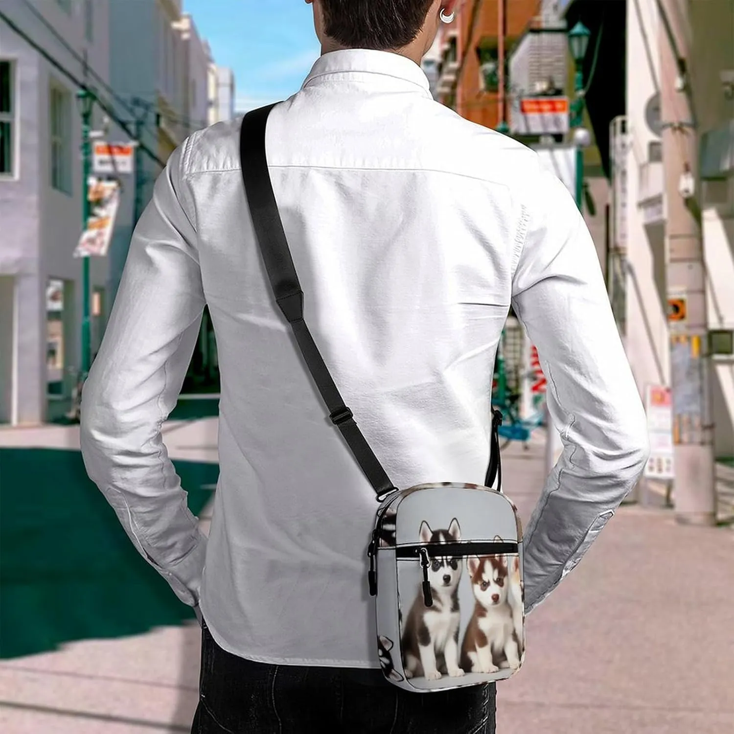 Small Crossbody Bag for Women, Casual Mini Shoulder Pouch Portable Travel Purse Cell Phone Bag