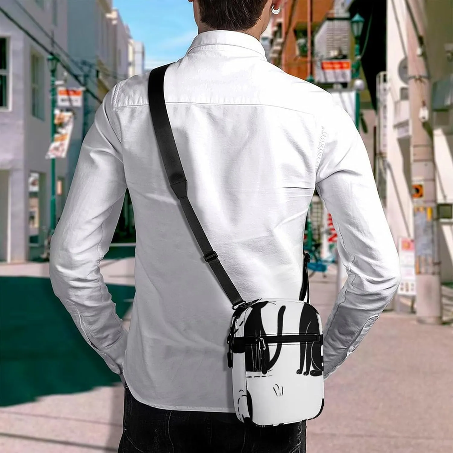 Small Crossbody Bag for Women, Casual Mini Shoulder Pouch Portable Travel Purse Cell Phone Bag
