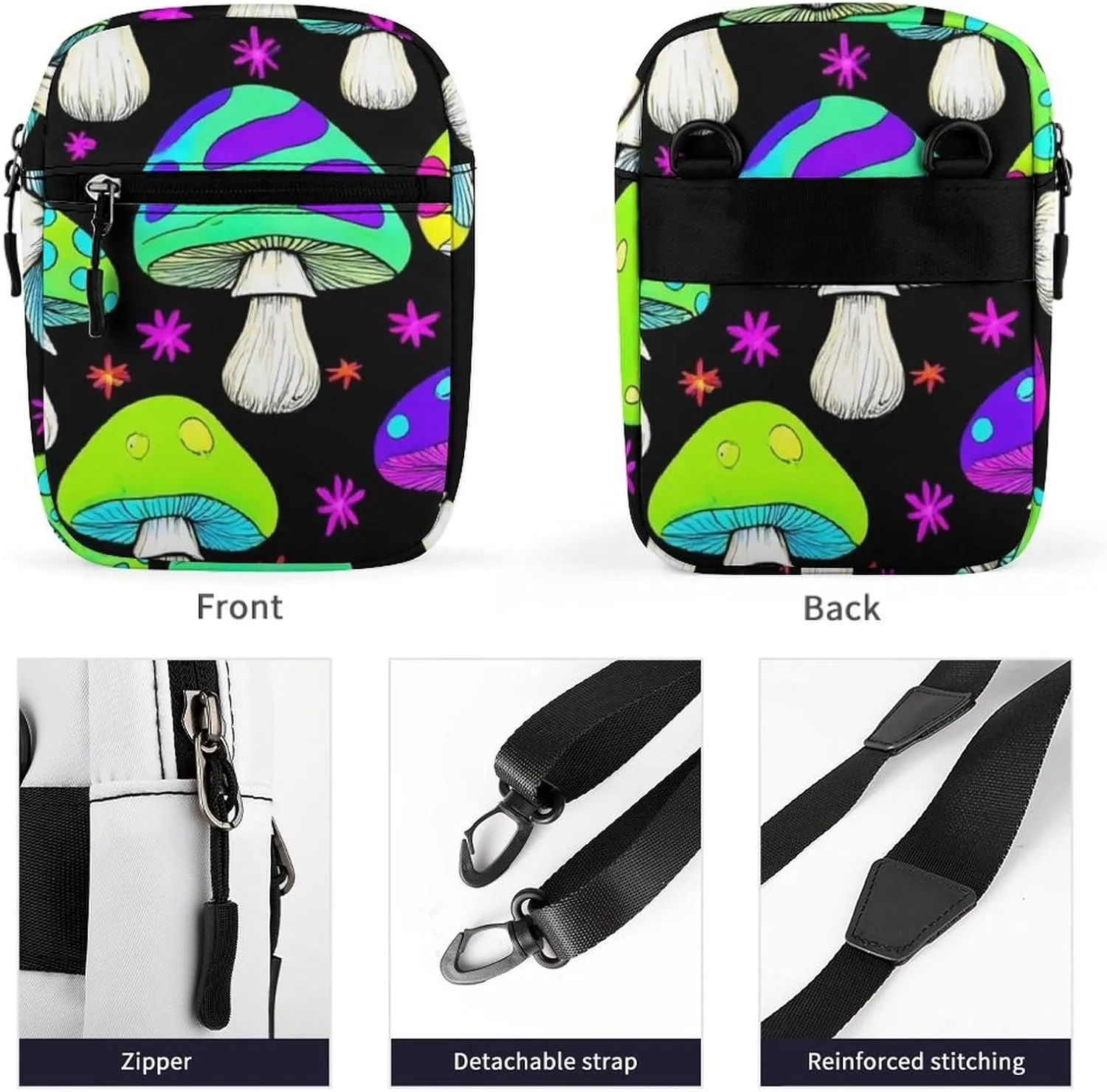 Small Crossbody Bag for Women, Casual Mini Shoulder Pouch Portable Travel Purse Cell Phone Bag