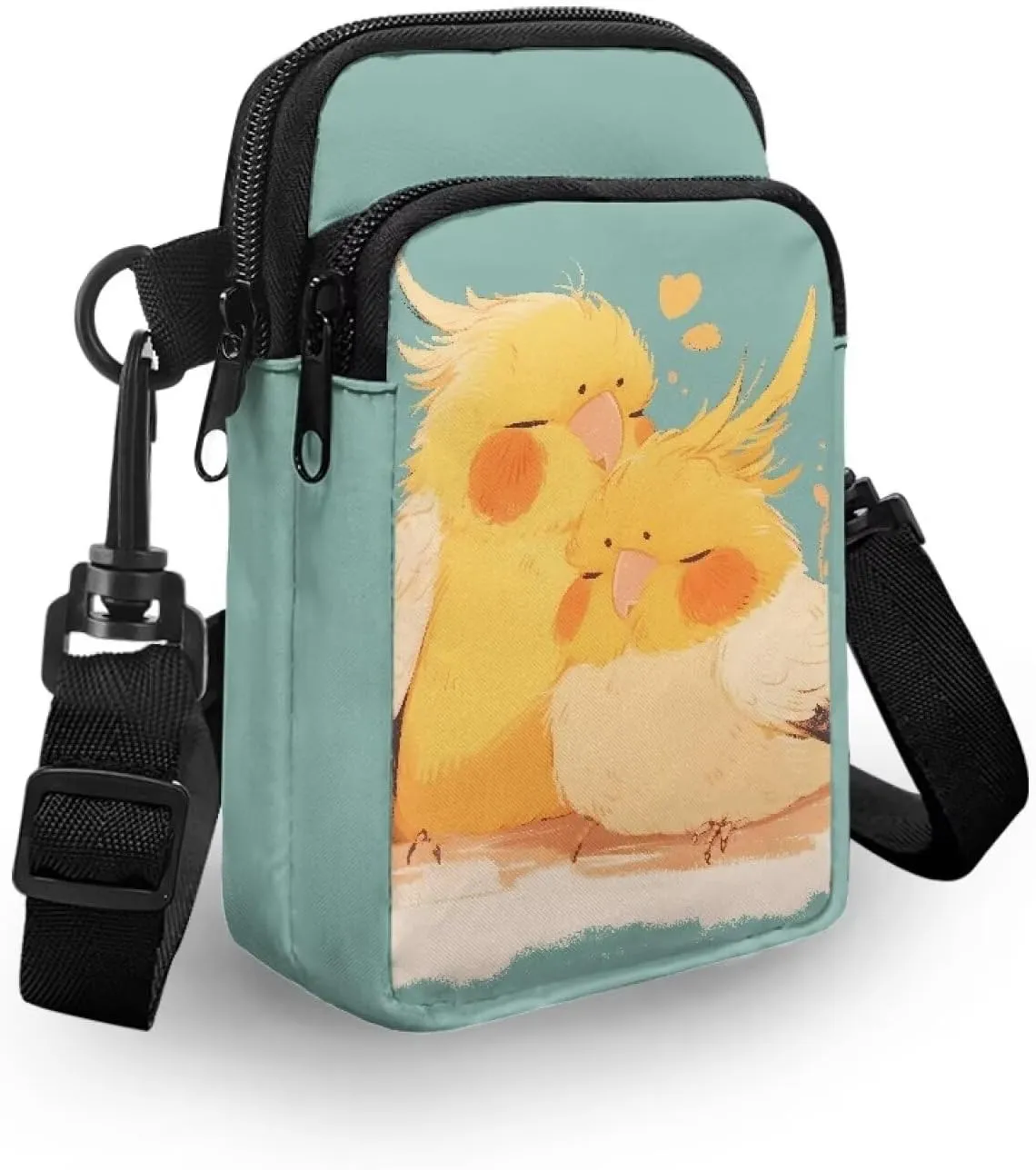 Small Crossbody Bags Purses for Women, Cartoon Animals Travel Cell Phone Pouch Bag Zipper Mini Shoulder Bag