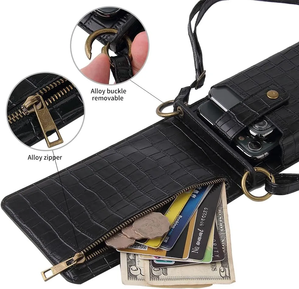 Small Crossbody Cell Phone Purse for Women Lightweight Shoulder Bag with Credit Card Slots