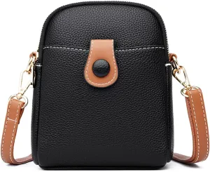 Small Leather Crossbody Bag for Women - Phone Purse and Cross Body Bag
