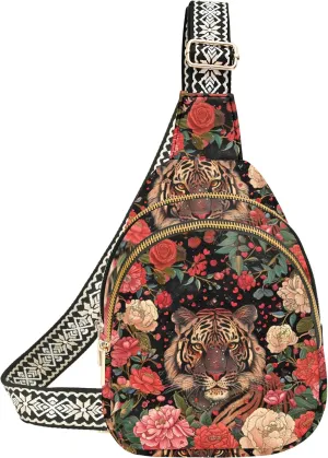 Small Sling Bag for Women Leather Crossbody Bags Sling Backpack for Outdoor Travel
