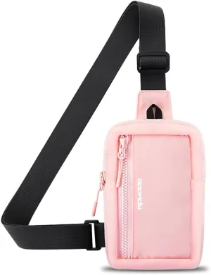 Small Sling Bag for Women Men Chest Bag Water Resistance Mini Crossbody Bag Adjustable Strap Lightweight Shoulder Bag