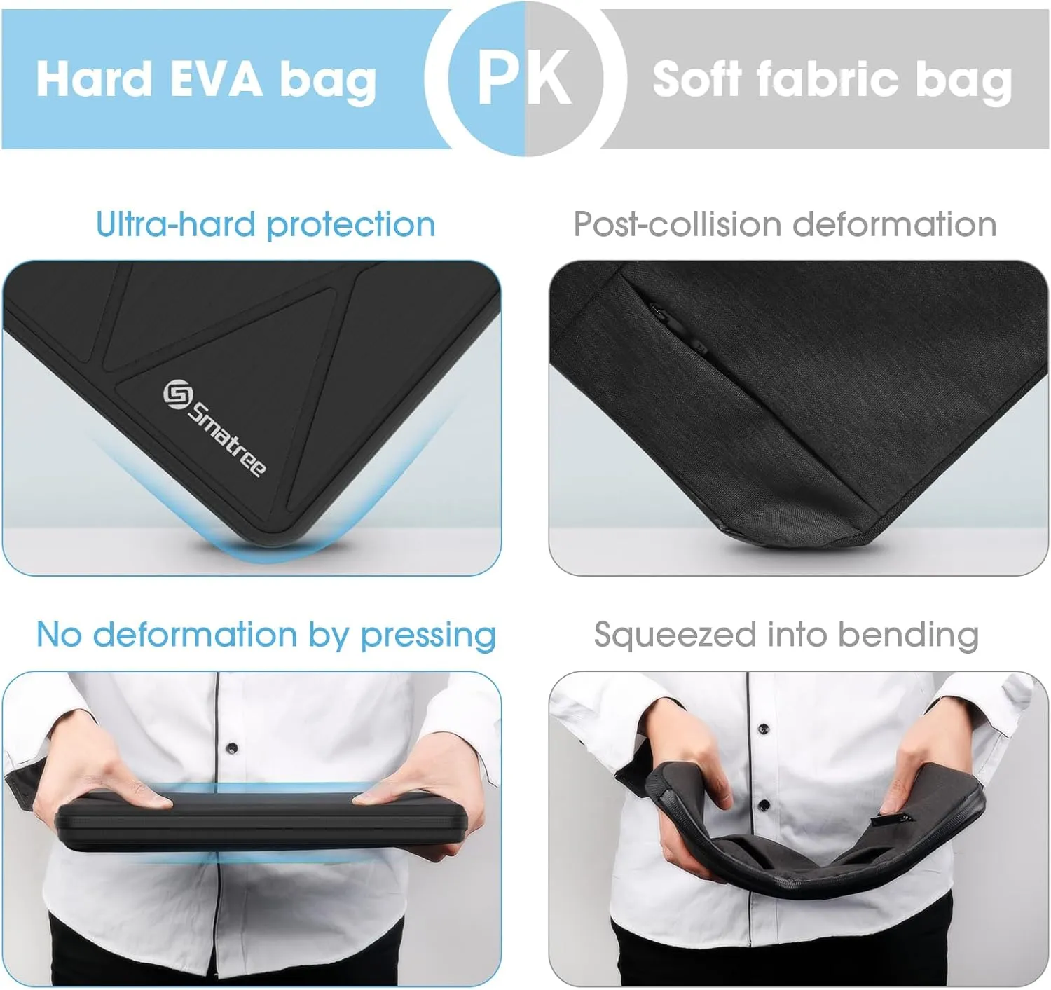 Smatree Hard Shell Laptop Sleeve Compatible for 15.6 inch Samsung Galaxy Book4 Edge/Galaxy Chromebook Plus, for 15.6inch ASUS Vivobook Pro 15 OLED/Vivobook S 15, for 15.6inch MSI Prestige 15/Modern 15