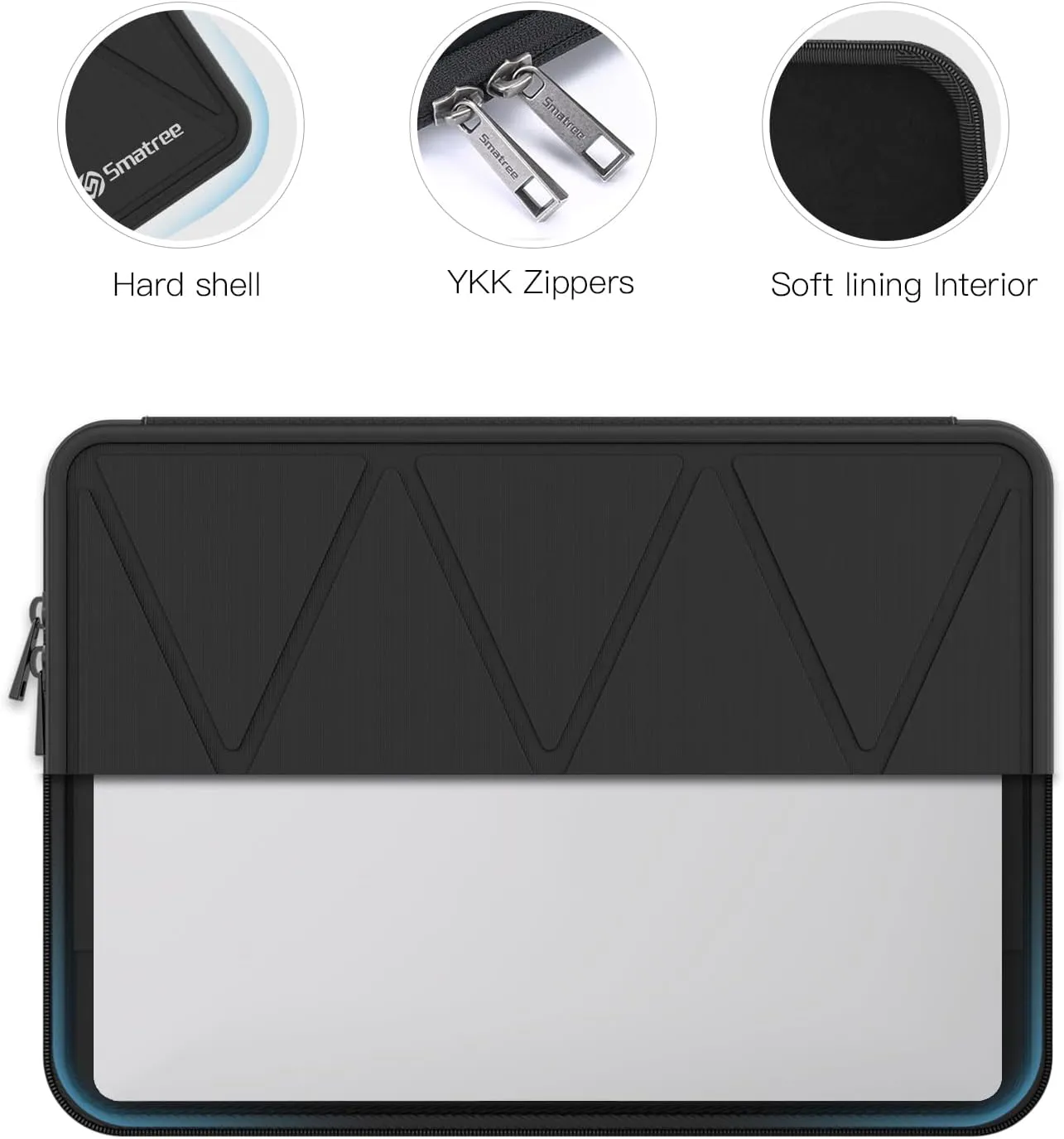 Smatree Hard Shell Laptop Sleeve Compatible for 15.6 inch Samsung Galaxy Book4 Edge/Galaxy Chromebook Plus, for 15.6inch ASUS Vivobook Pro 15 OLED/Vivobook S 15, for 15.6inch MSI Prestige 15/Modern 15