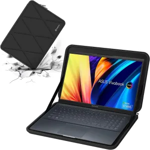 Smatree Hard Shell Laptop Sleeve Compatible for 15.6 inch Samsung Galaxy Book4 Edge/Galaxy Chromebook Plus, for 15.6inch ASUS Vivobook Pro 15 OLED/Vivobook S 15, for 15.6inch MSI Prestige 15/Modern 15