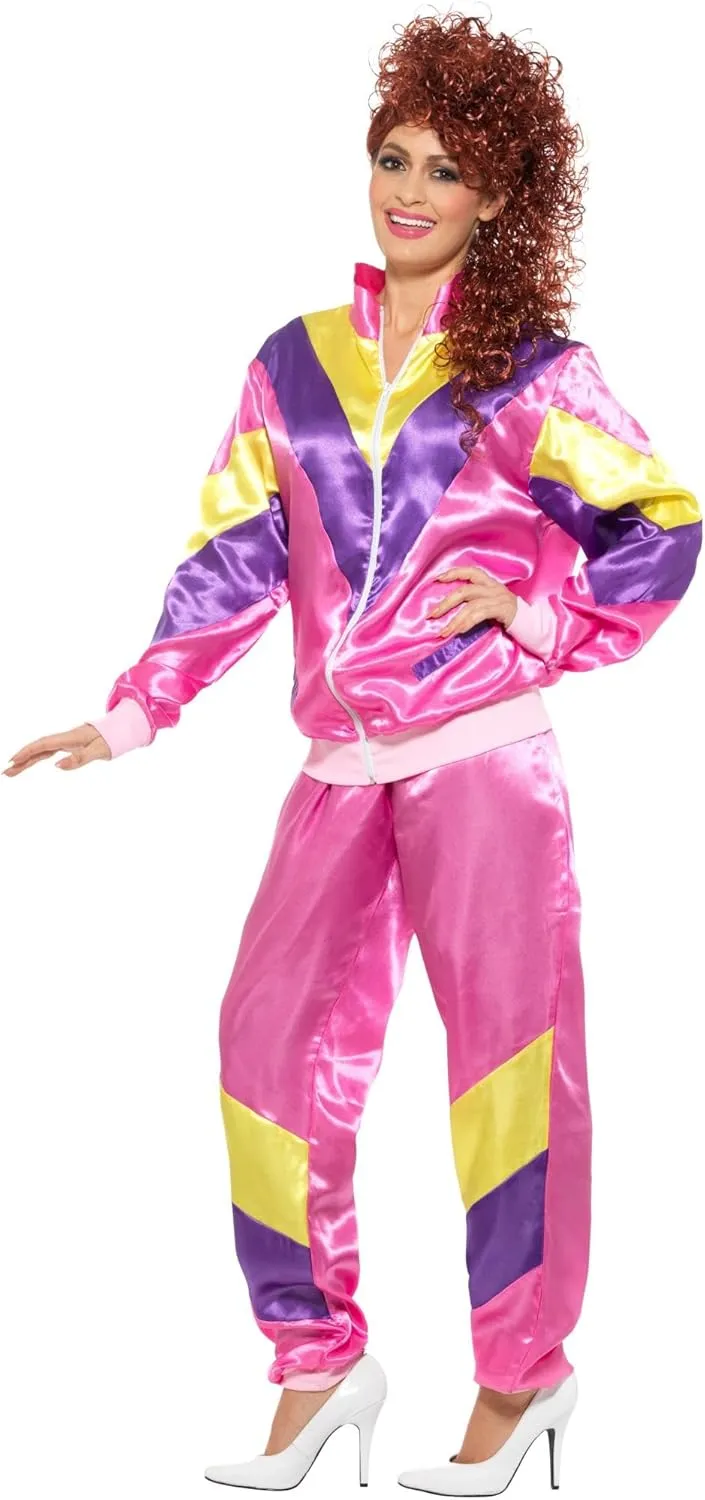 Smiffys womens 80s Height of Fashion Shell Suit Costume