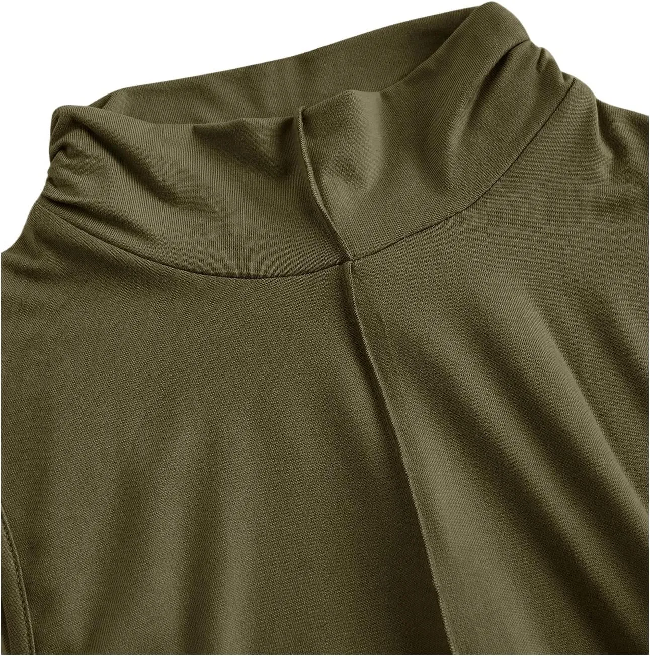SOLY HUX Women's Dress Mock Neck Sleeveless A Line Flowy Long Party Cocktail Dresses