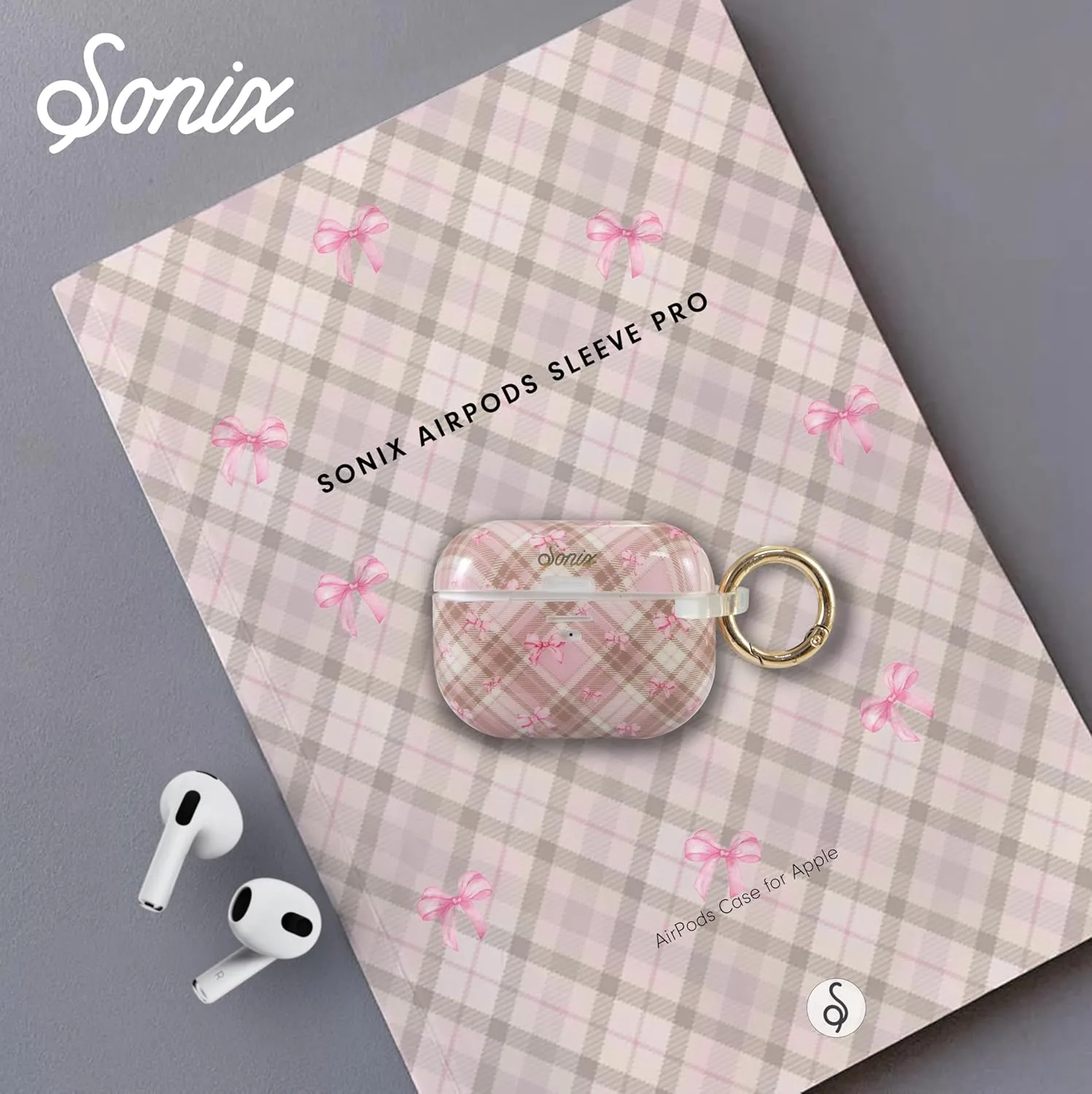 Sonix Cases for AirPods Pro (1st Gen) - Hard Cover, Protective Case for Apple AirPods Pro Gen 1 | Clueless Pink