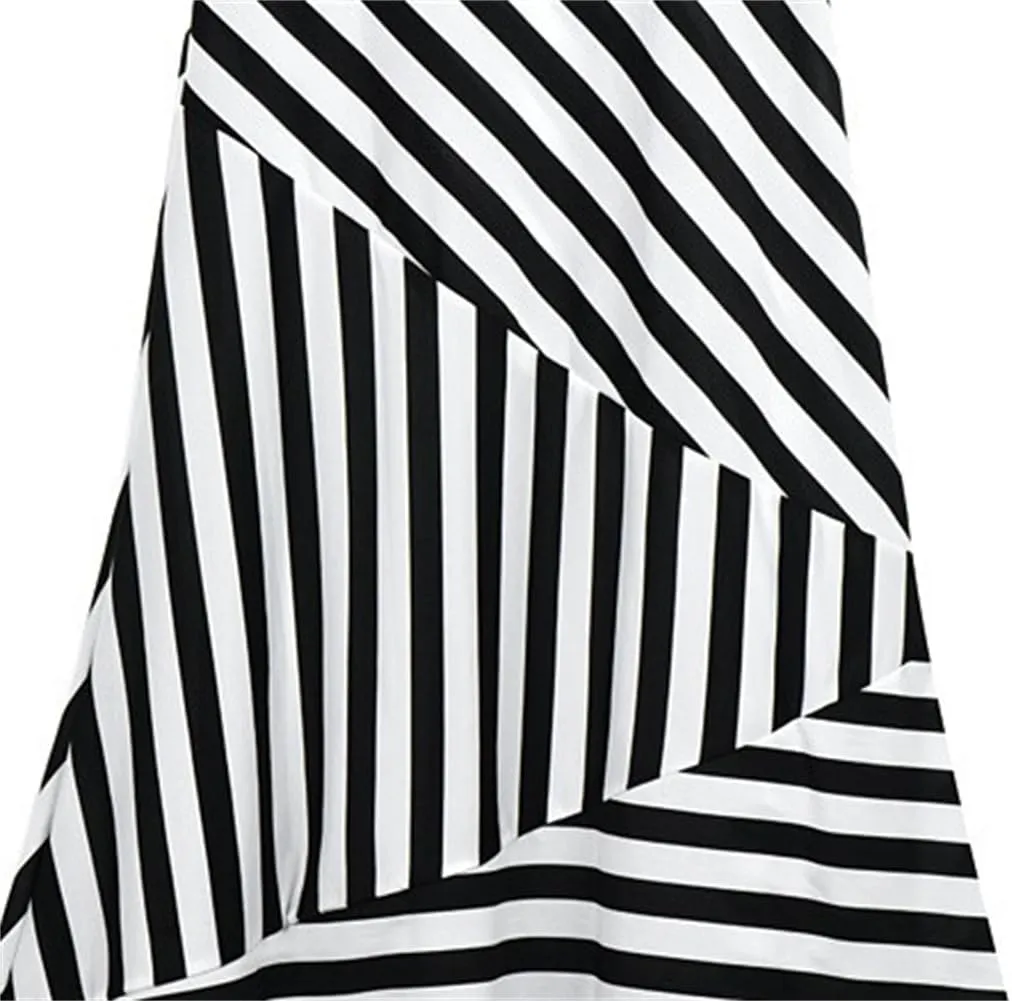 Sorrica Maxi Skirt for Women Multicolored Print High Waist Stretchy Bodycon Floor Length Maxi Skirt
