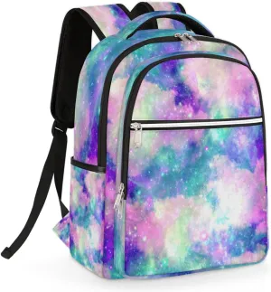 Spectacular Star Travel Laptop Backpack for Women Lightweight Laptop Bag Fits 15.6 inch Laptop Durable Travel Backpack Casual Daypack for Work Business Daily Use