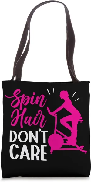 Spinning Class Spin Hair don't care Spin Class Gym Tote Bag