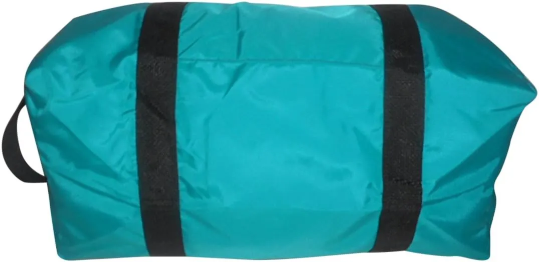 Sport Bag, Gym Bag, Great for Beach, Camping or Overnight Made in USA. (Turquoise)
