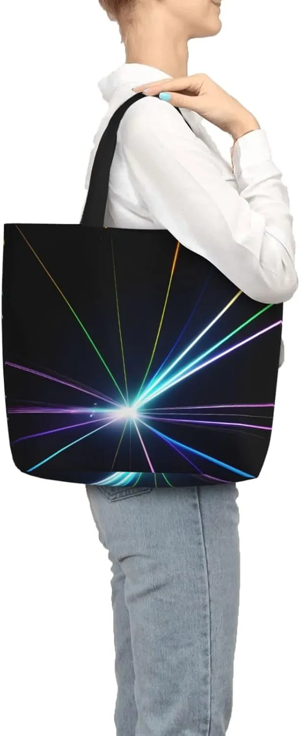 SSIMOO Llama In A Scarf Trendy Fashion Shopping Bags,Zippered Convenience Bag,Shopping Tote And Shoulder Bag