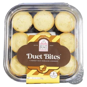 Sugar Bowl Bakery Duet Bites Madeleine & Brownie Cookies, 9 oz, Pack of 3