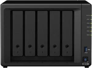 Synology DiskStation DS1520  NAS Server for Business with Celeron CPU, 8GB DDR4 Memory, 20TB HDD, DSM Operating System