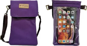 Tainada Crossbody Travel Phone Bag for Women, Small Shoulder Smartphone Touchscreen Wallet Purse Clutch Pouch w/Detachable Strap for iPhone 16/15 Pro Max; Samsung S24 , A54; Google Pixel 9 (Purple)