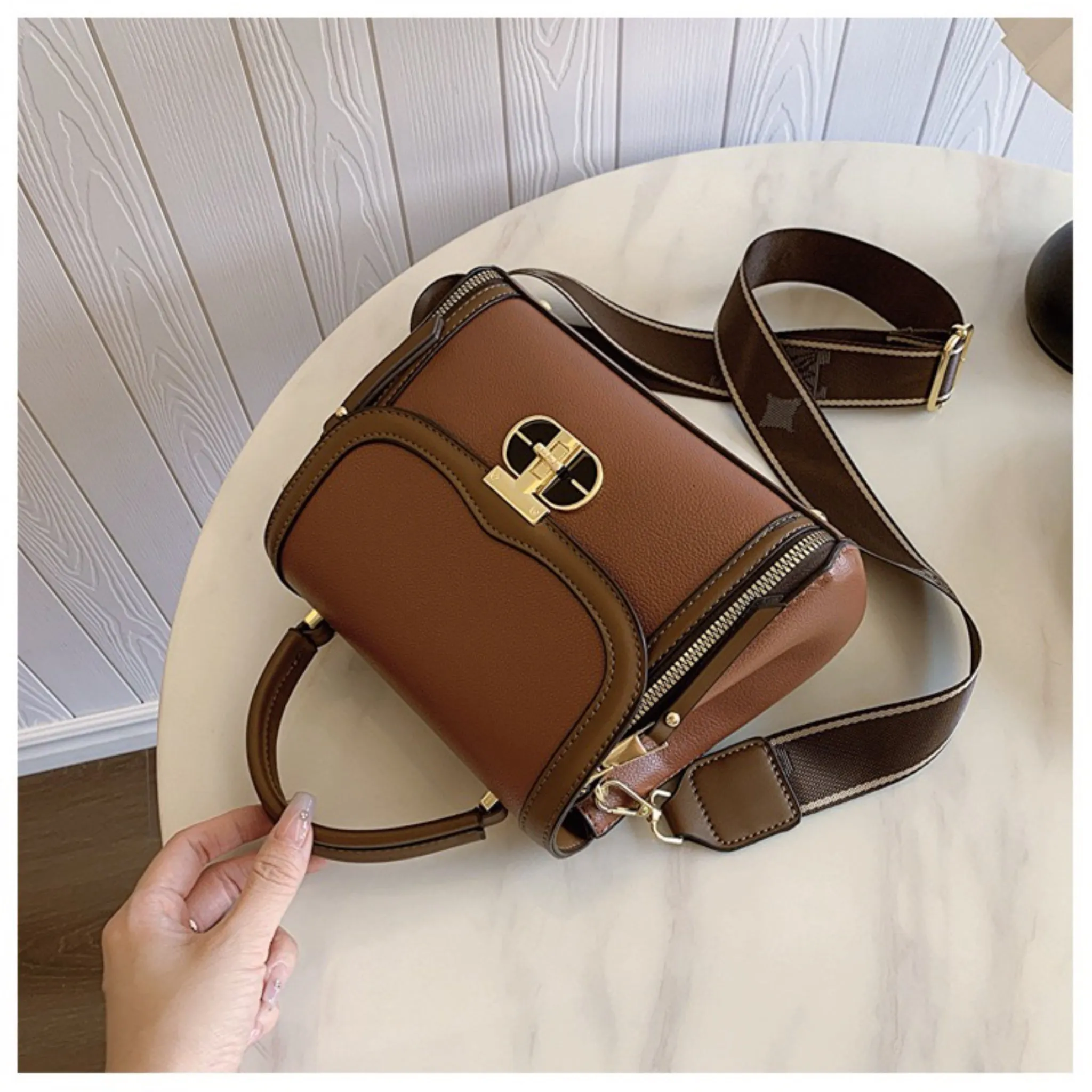Tan Juno Sling Bag