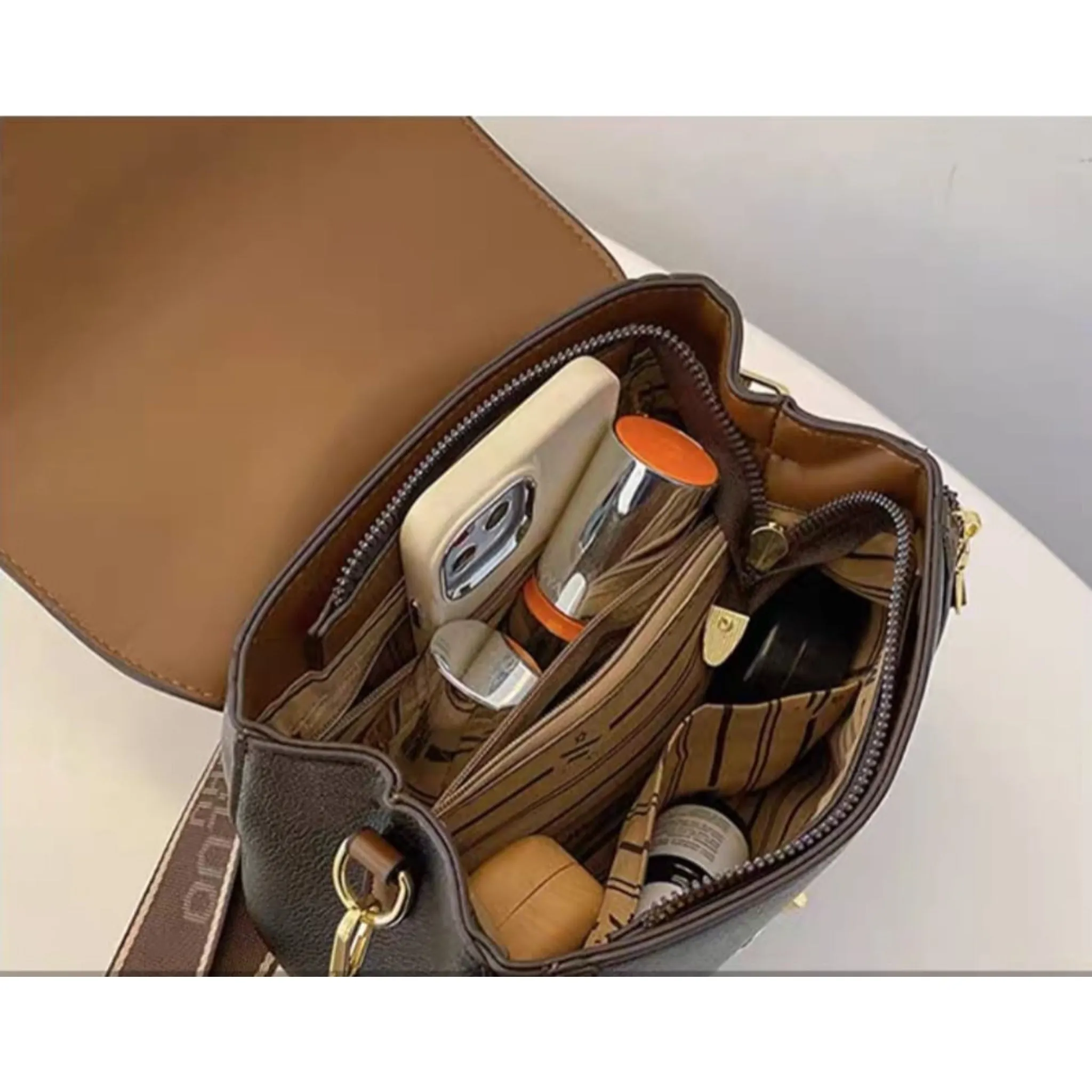 Tan Juno Sling Bag