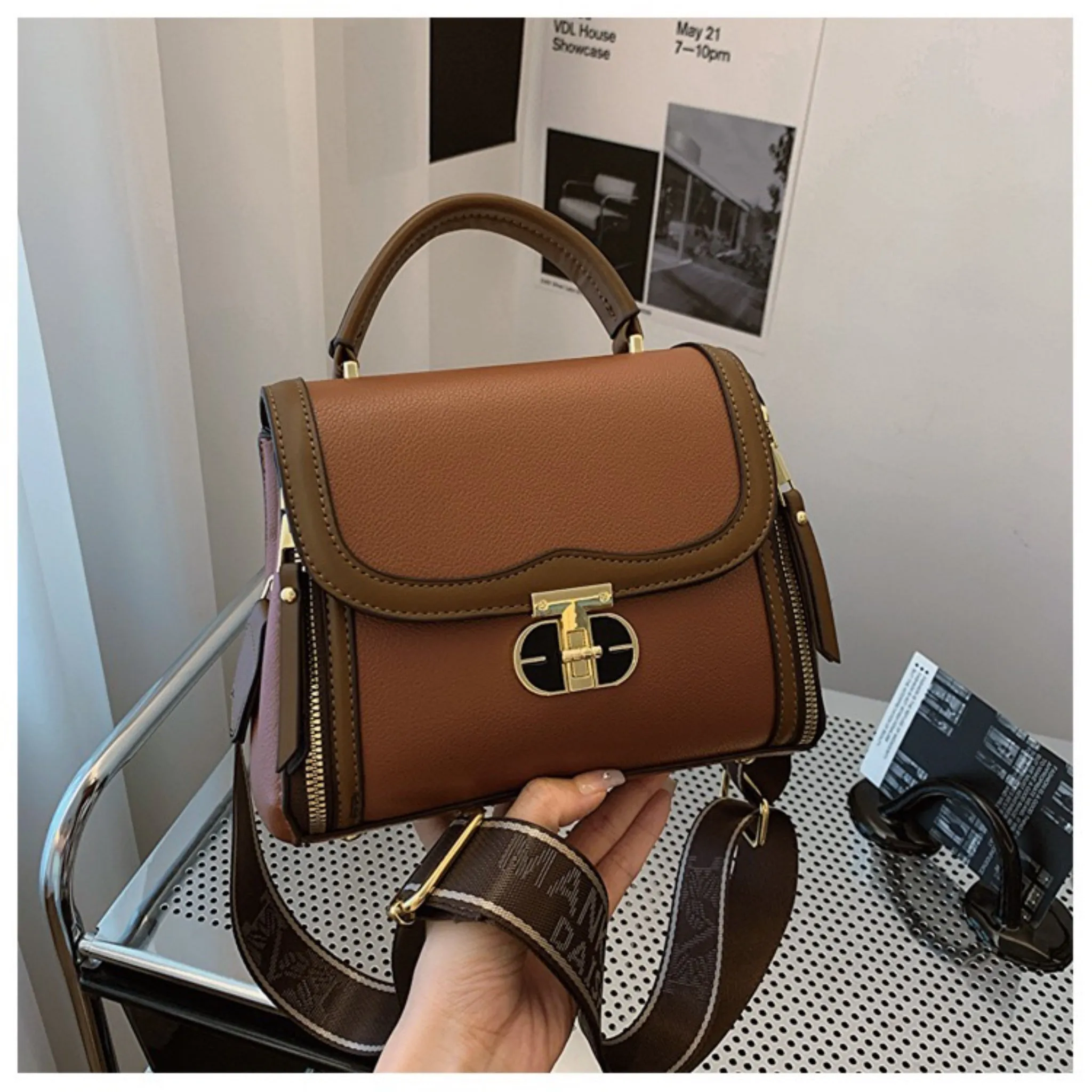 Tan Juno Sling Bag