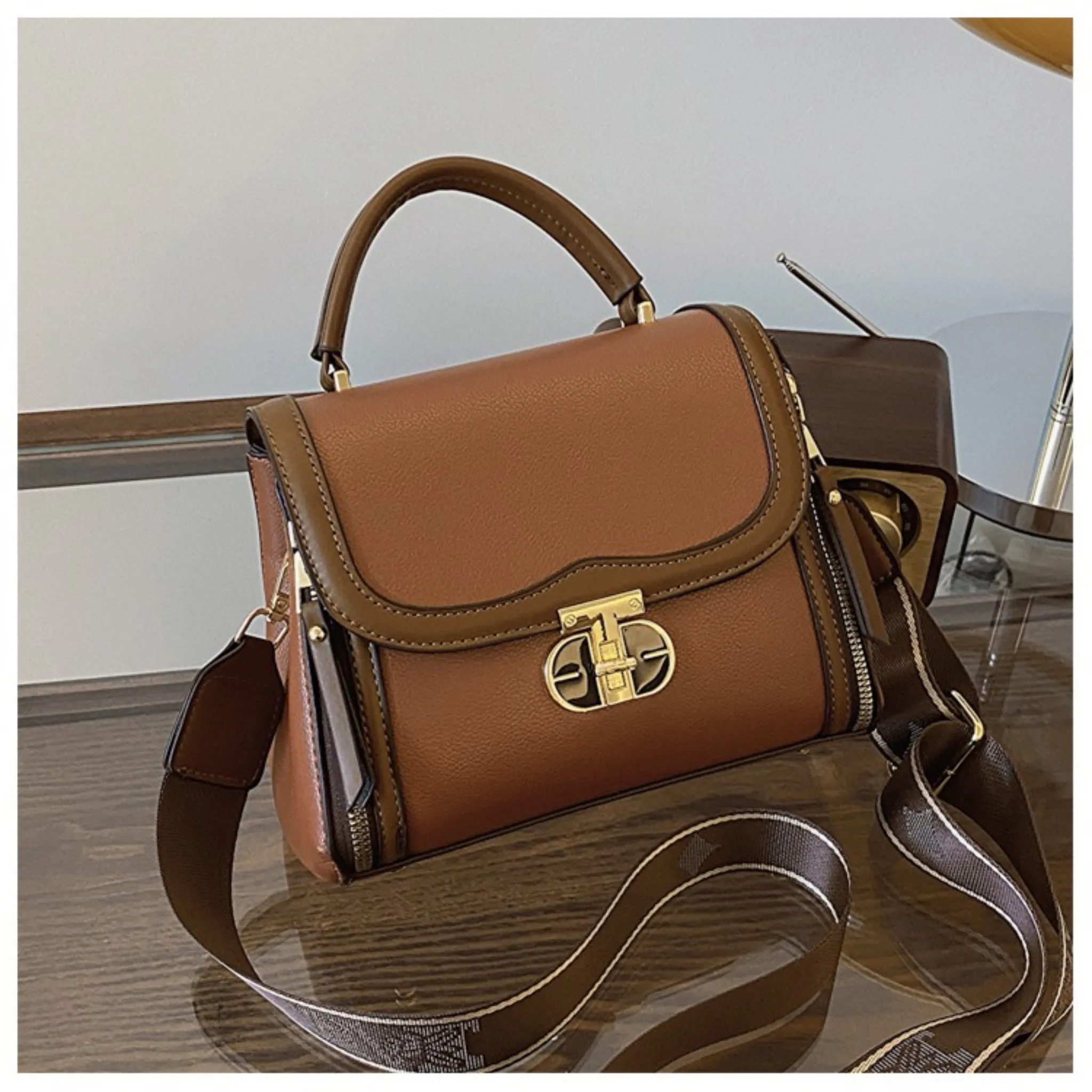 Tan Juno Sling Bag