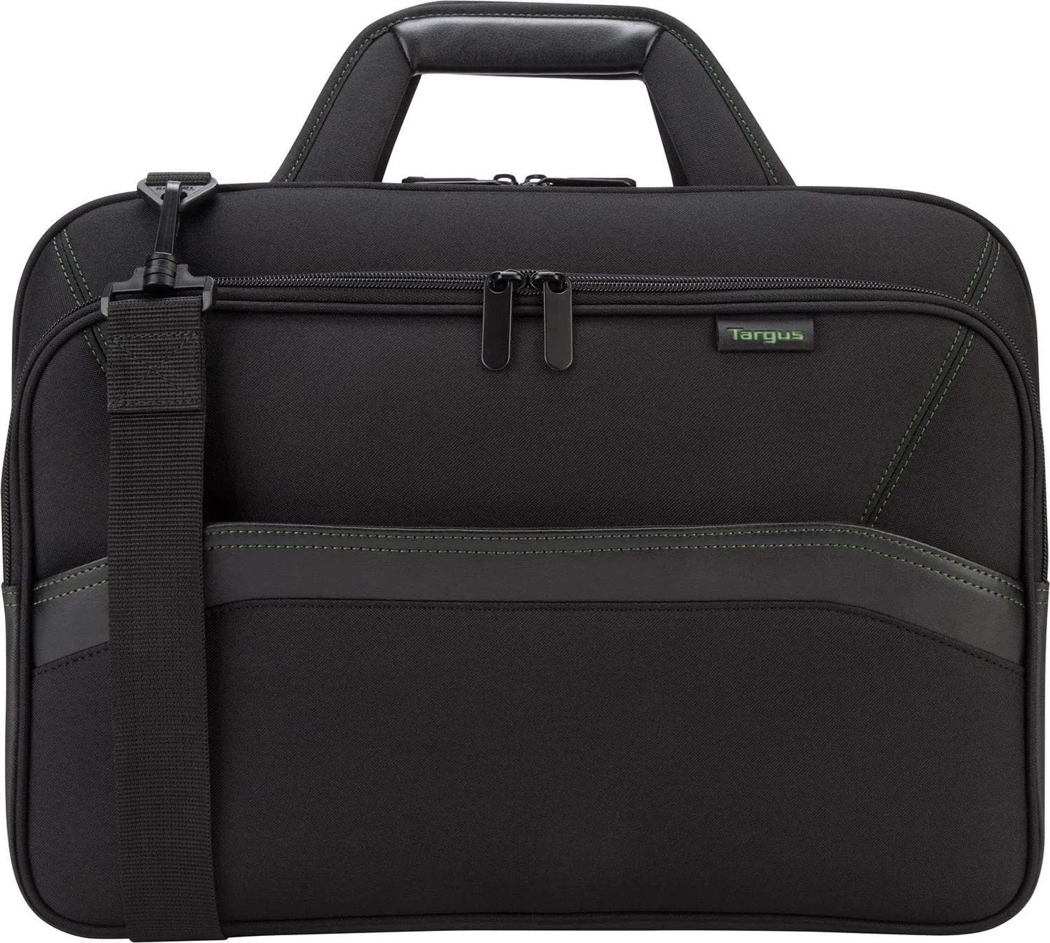 Targus Spruce EcoSmart Checkpoint-Friendly Laptop Bag for 15.6-Inch Laptops, Black (TBT256)
