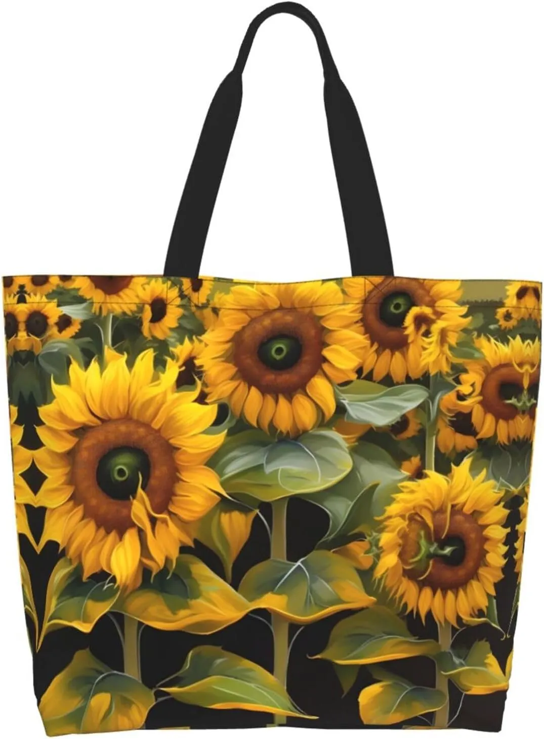 Tea Cups With Roses Romantic Shabby Women Tote Bag,Casual Tote'S Handbag Big Capacity Shoulder Bag Crossbody Bag