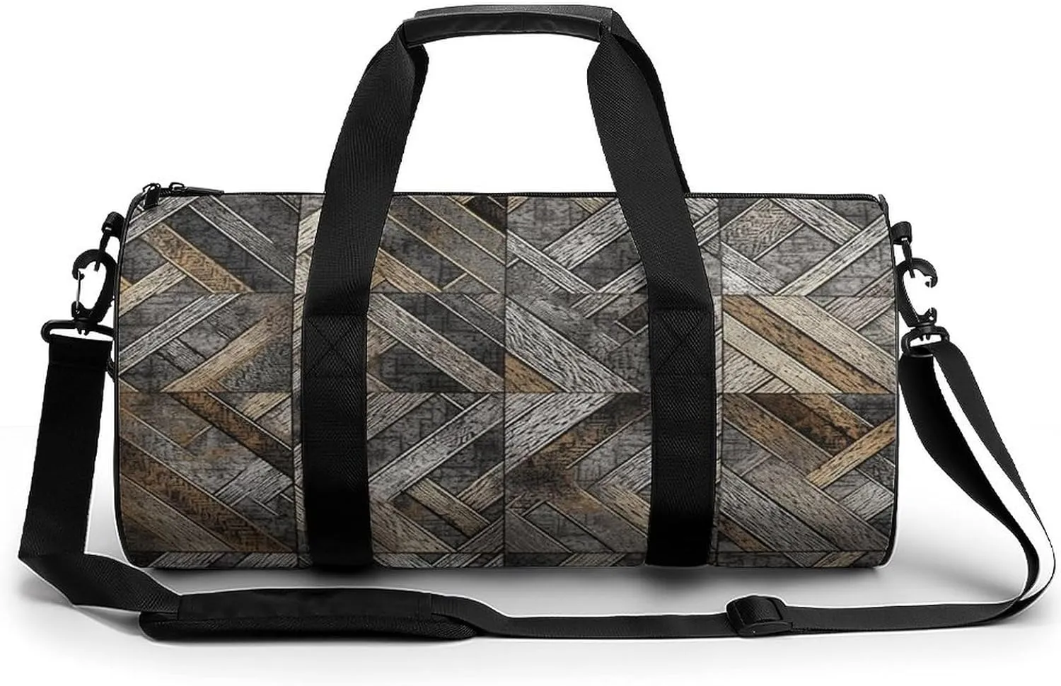 Texture Style Pattern Duffel Bag for Men Women Gym Bag Sports Small Overnight Bag for Travel Weekender