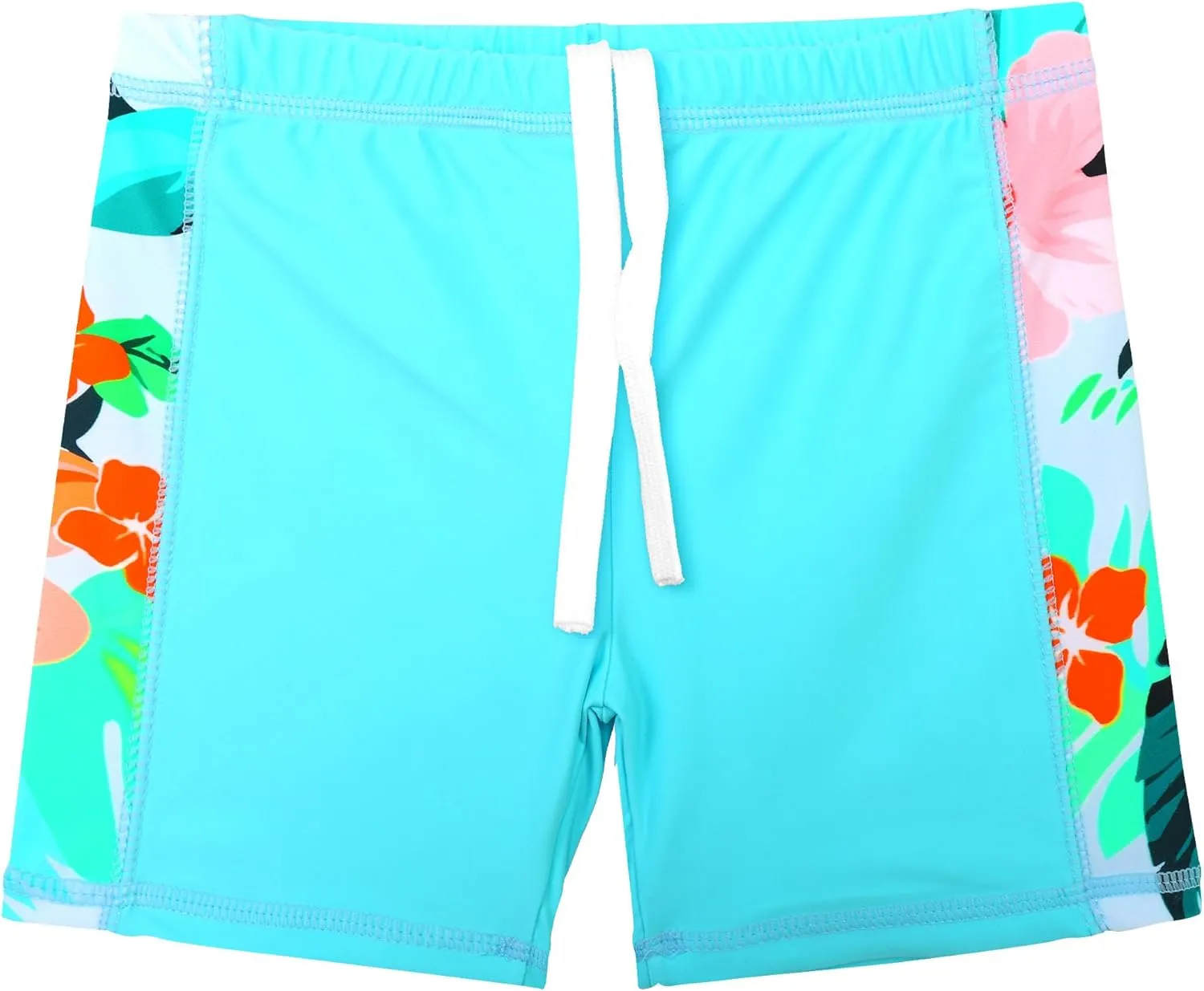 TFJH E Girls Short Sleeve Swimwear Two Piece Swimsuit UPF 50  Rash Guard Sets UV 3-12Y