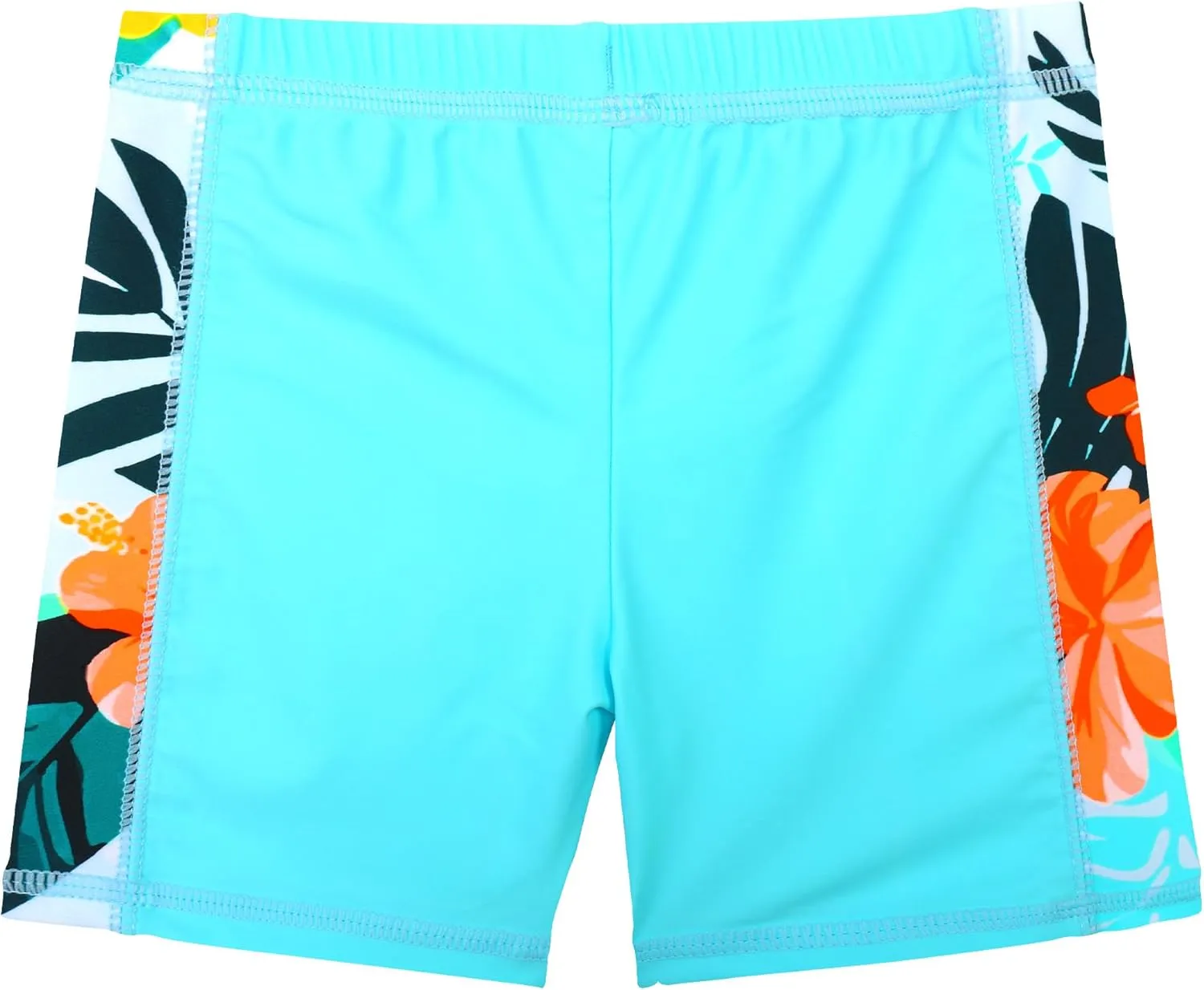TFJH E Girls Short Sleeve Swimwear Two Piece Swimsuit UPF 50  Rash Guard Sets UV 3-12Y