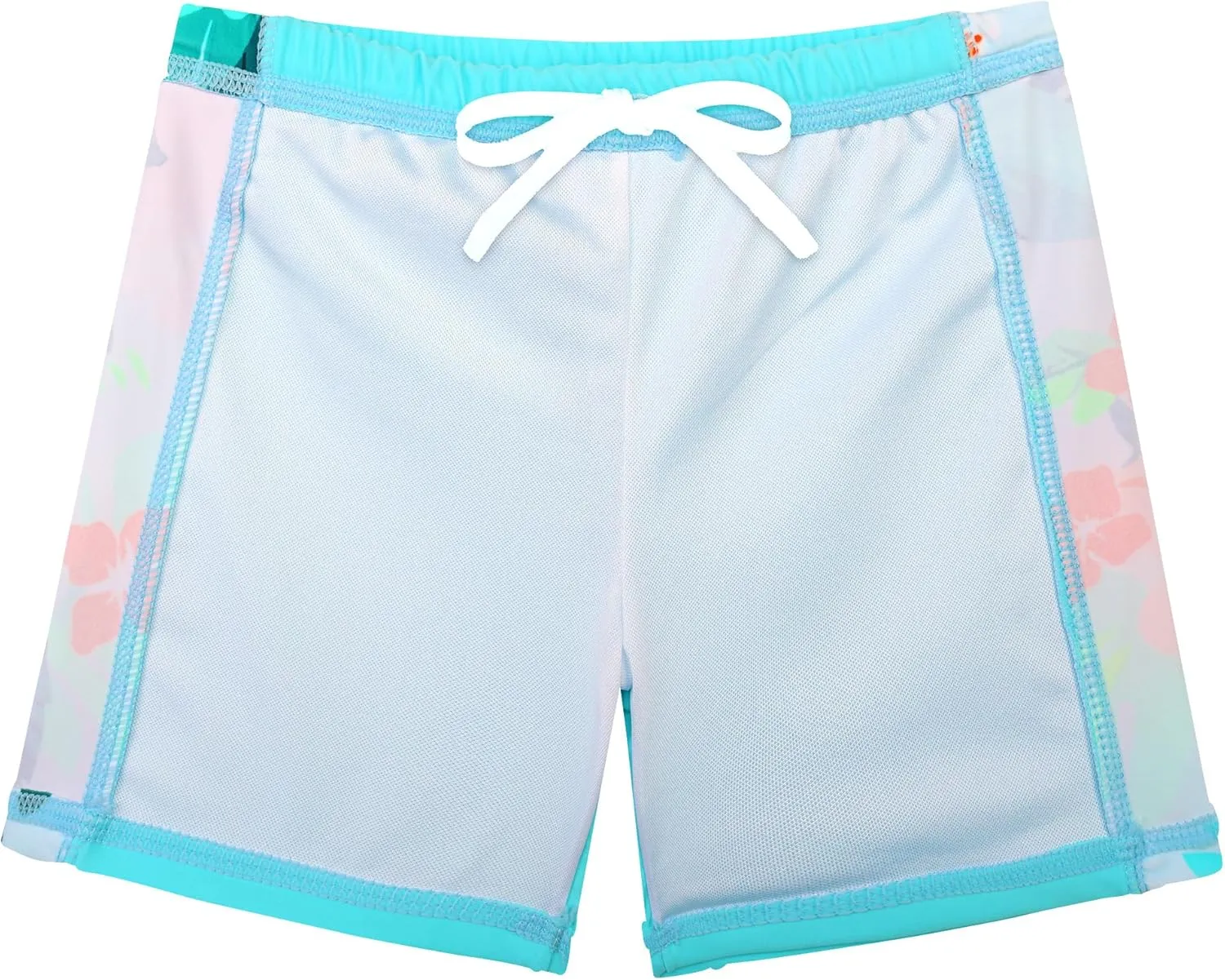 TFJH E Girls Short Sleeve Swimwear Two Piece Swimsuit UPF 50  Rash Guard Sets UV 3-12Y