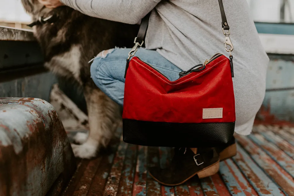 The Alsea Crossbody in Waxed Canvas
