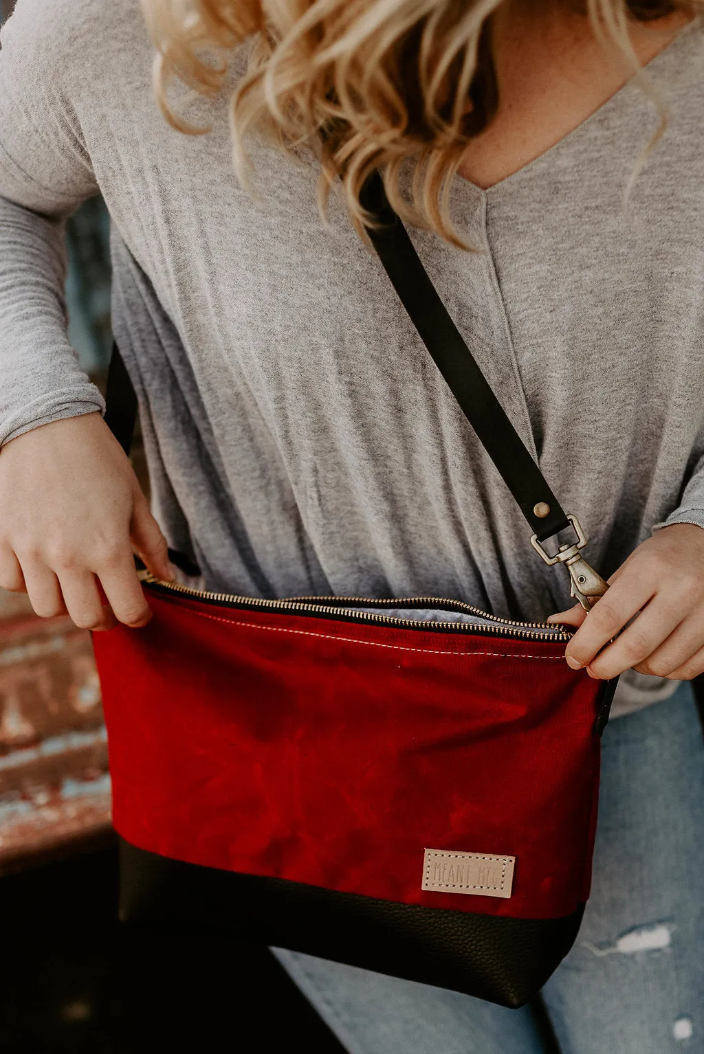 The Alsea Crossbody in Waxed Canvas